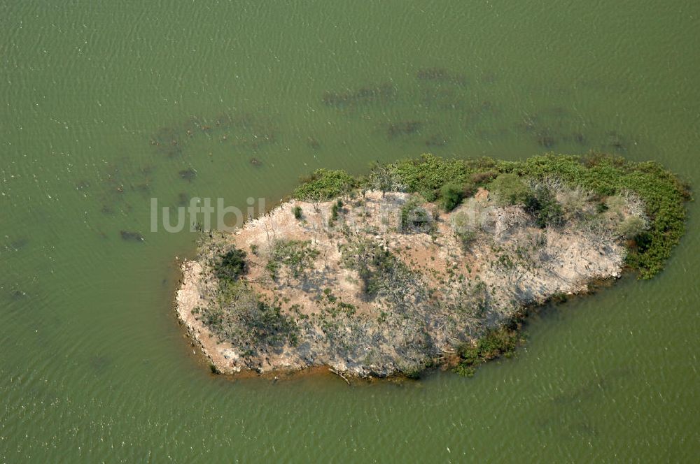 Motshiki von oben - Vaalkop Staudamm bei Motshiki - Vaalkop dam at Motshiki