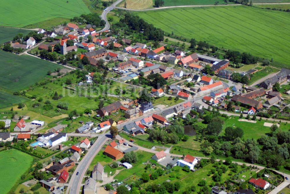 Vehlitz (bei Magdeburg) von oben - Vehlitz bei Magdeburg