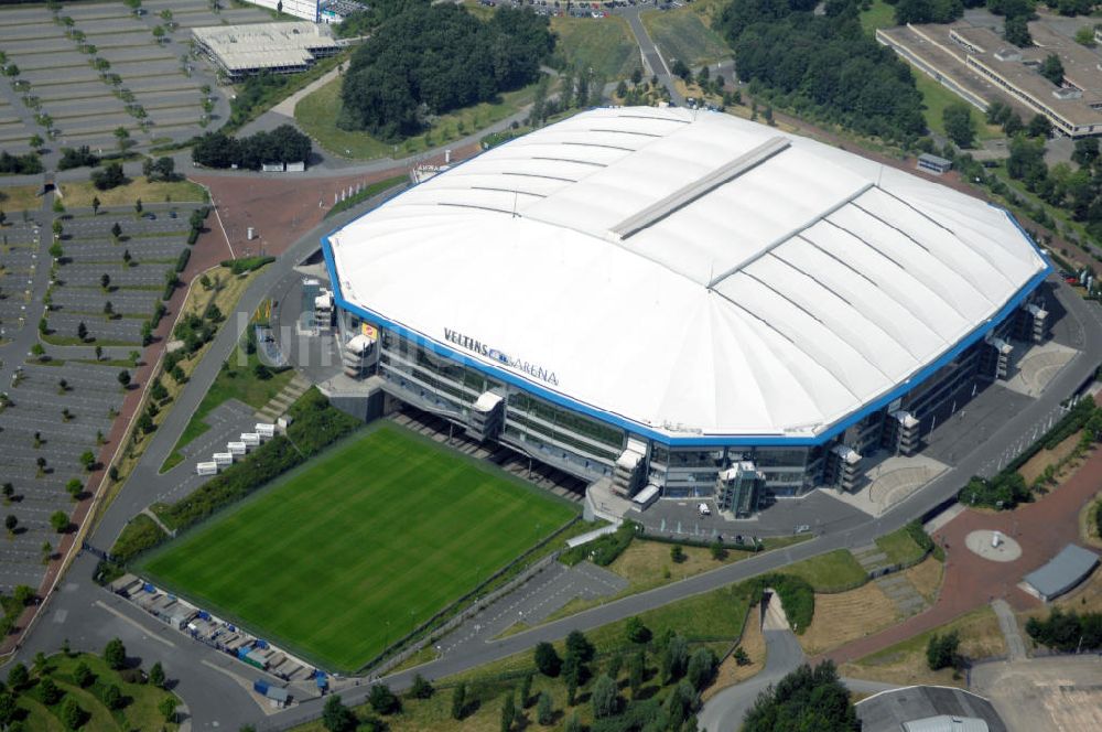 GELSENKIRCHEN von oben - Veltins-Arena (bis 2005 Arena AufSchalke) in Gelsenkirchen