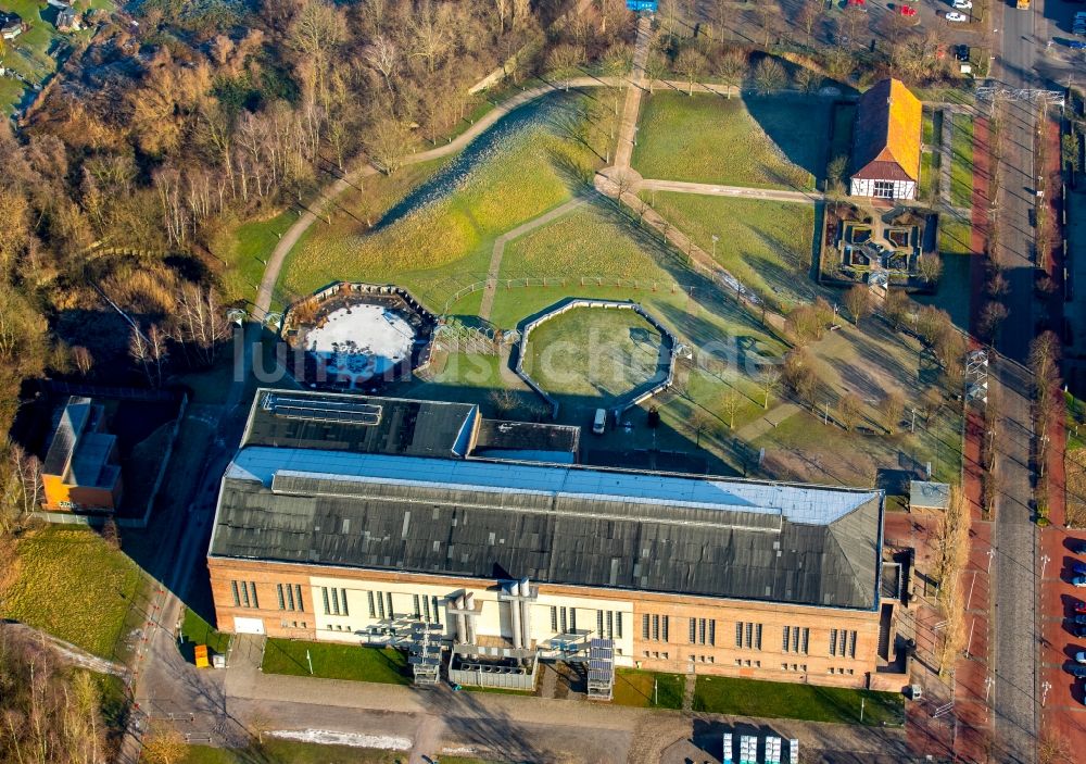 Luftaufnahme Hamm - Veranstaltungshalle Alfred Fischer Halle in Hamm im Bundesland Nordrhein-Westfalen