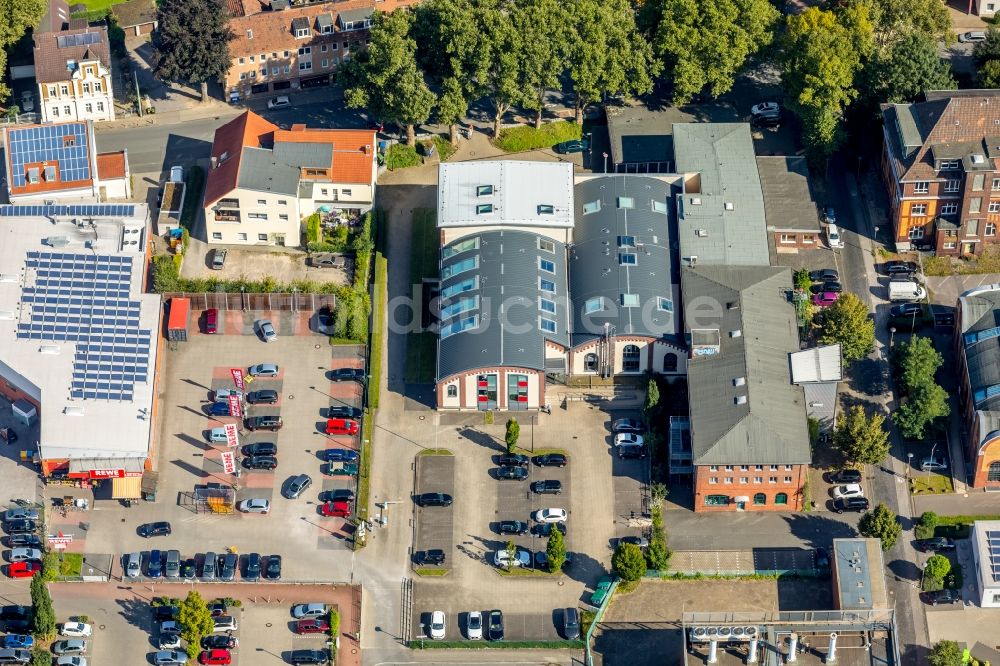 Luftaufnahme Bochum - Veranstaltungshalle Bochumer Kulturrat e.V. an der Lothringer Straße in Bochum im Bundesland Nordrhein-Westfalen, Deutschland