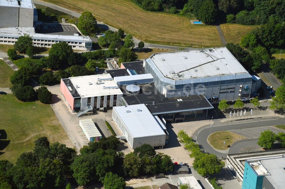 Wolfsburg aus der Vogelperspektive: Veranstaltungshalle CongressPark in Wolfsburg im Bundesland Niedersachsen, Deutschland