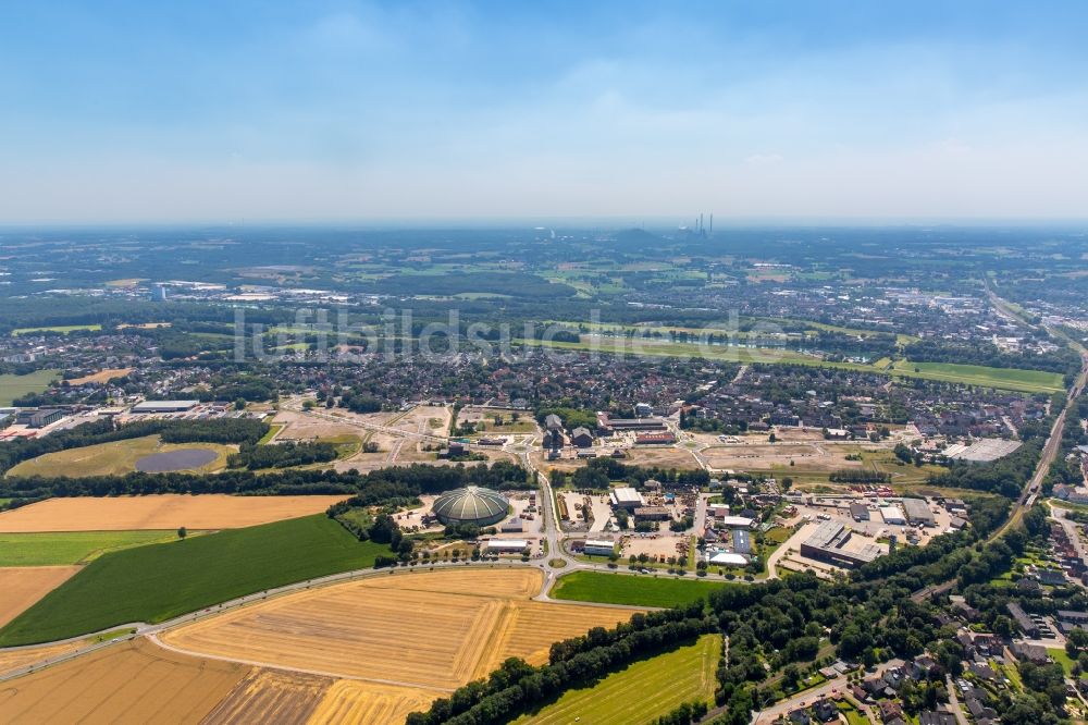 Dorsten von oben - Veranstaltungshalle Creativ Quartier Fürst Leopold in Dorsten im Bundesland Nordrhein-Westfalen