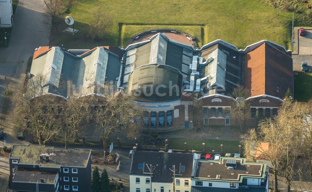 Luftaufnahme Herne - Veranstaltungshalle Flottmann-Hallen an der Straße des Bohrhammers in Herne im Bundesland Nordrhein-Westfalen, Deutschland