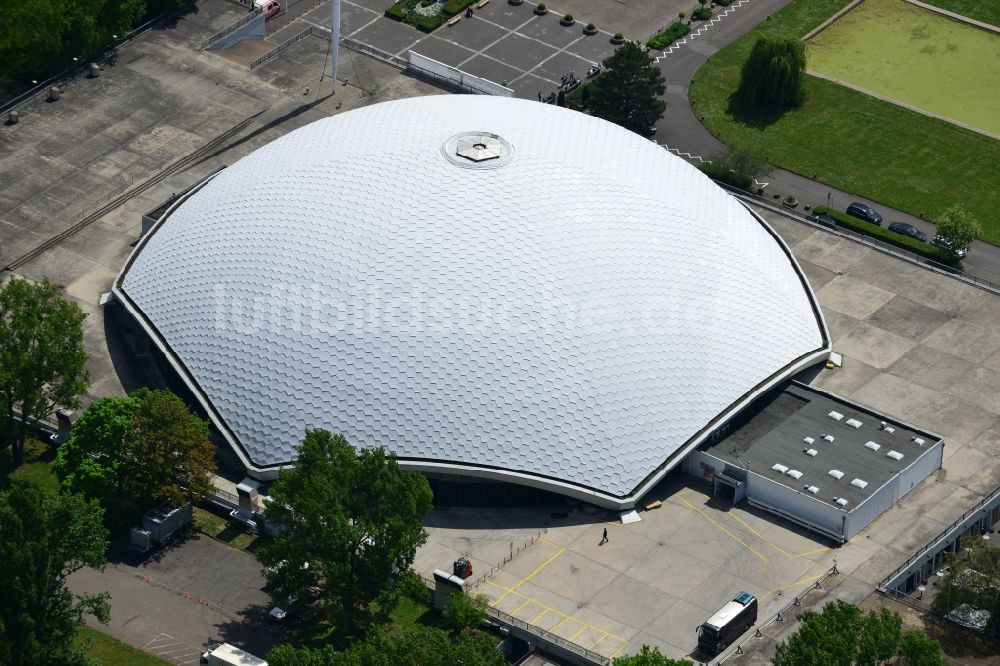 Luftbild Frankfurt am Main - Veranstaltungshalle in Frankfurt am Main im Bundesland Hessen