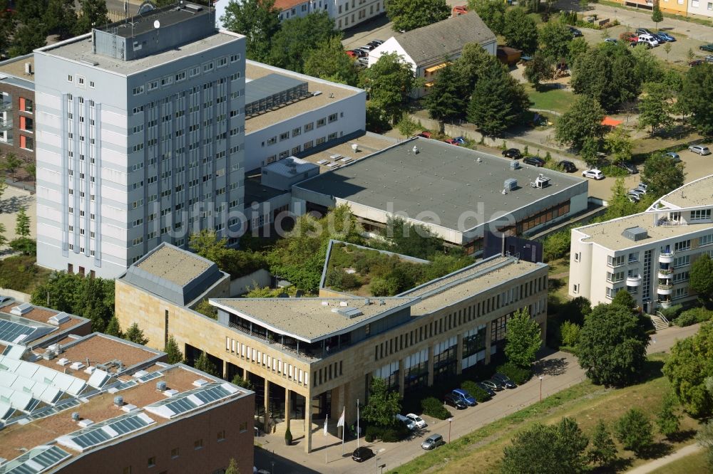 Frankfurt (Oder) aus der Vogelperspektive: Veranstaltungshalle in Frankfurt (Oder) im Bundesland Brandenburg