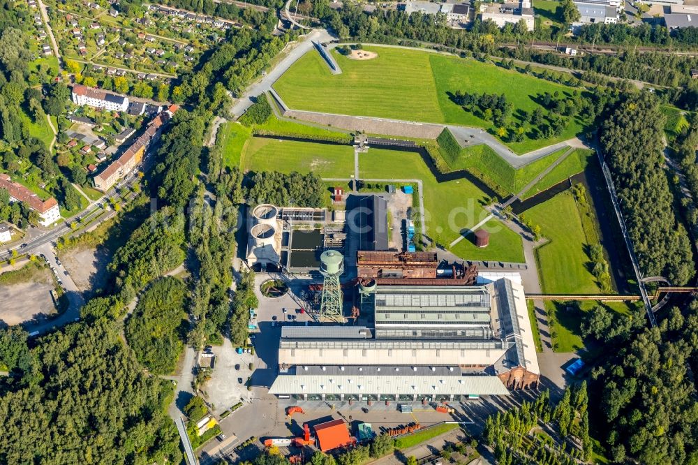 Bochum aus der Vogelperspektive: Veranstaltungshalle der Jahrhunderthalle Bochum in Bochum im Bundesland Nordrhein-Westfalen