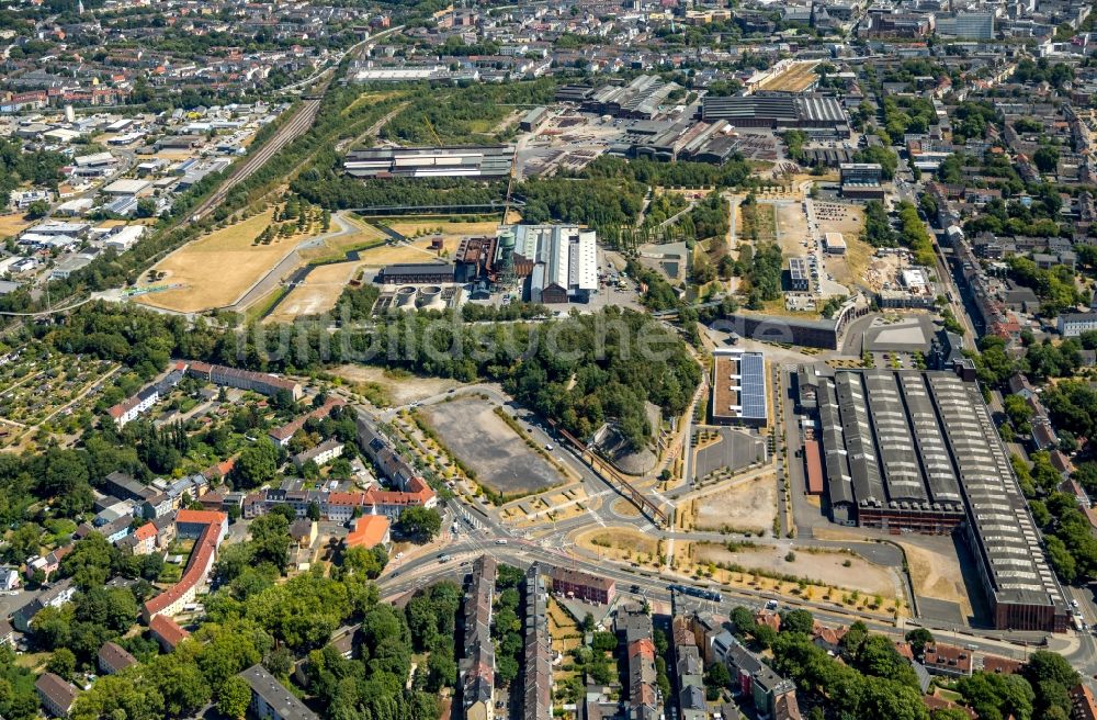 Luftaufnahme Bochum - Veranstaltungshalle der Jahrhunderthalle Bochum in Bochum im Bundesland Nordrhein-Westfalen