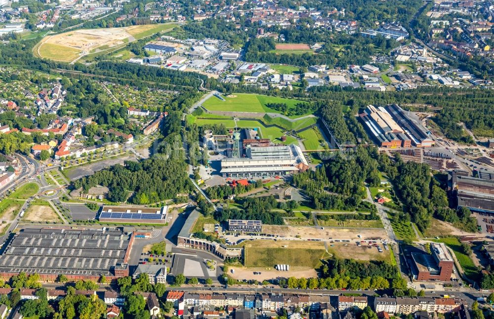 Bochum aus der Vogelperspektive: Veranstaltungshalle der Jahrhunderthalle Bochum in Bochum im Bundesland Nordrhein-Westfalen