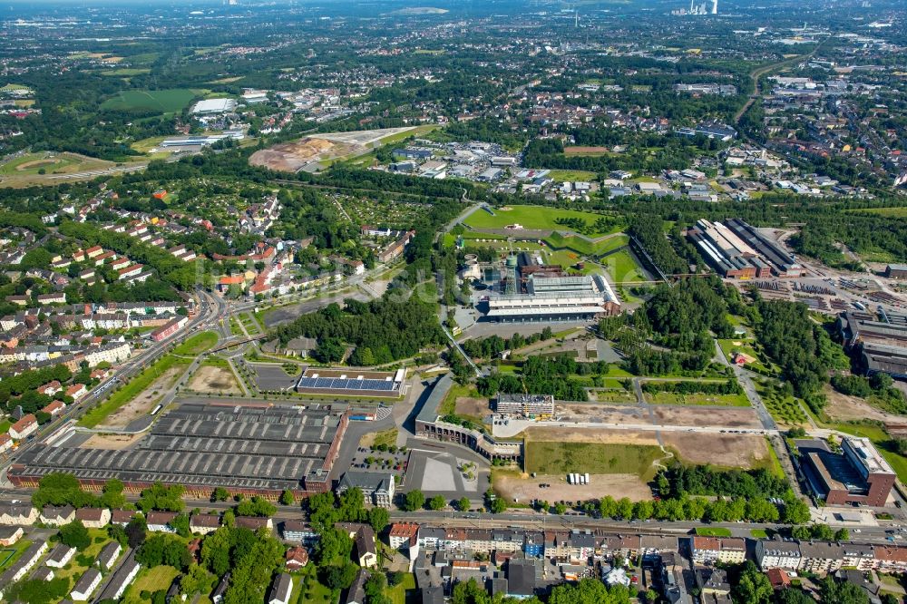 Bochum aus der Vogelperspektive: Veranstaltungshalle Jahrhunderthalle in Bochum im Bundesland Nordrhein-Westfalen