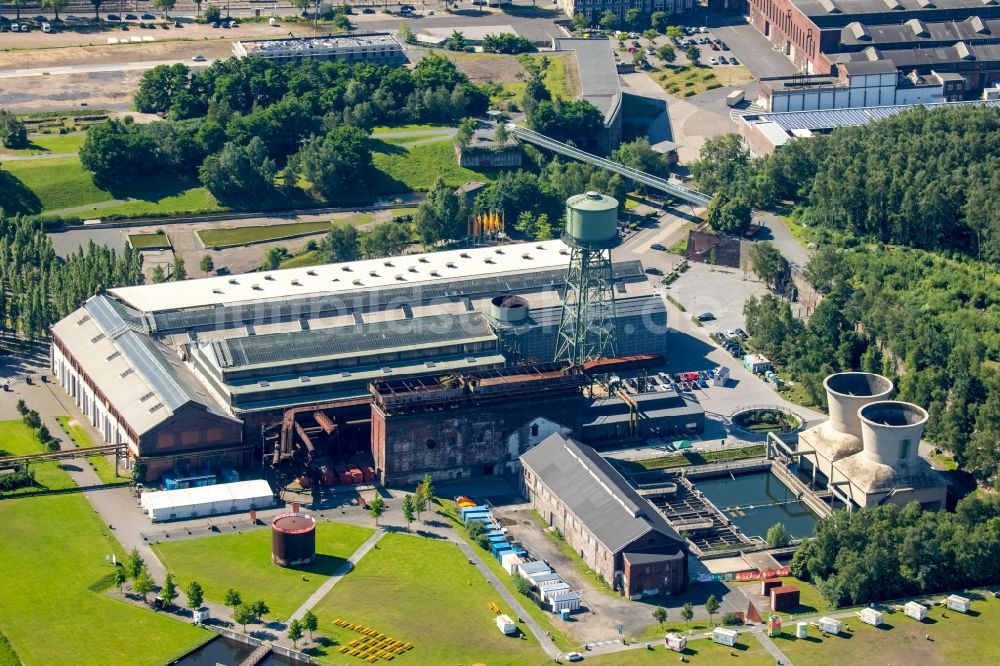 Luftaufnahme Bochum - Veranstaltungshalle Jahrhunderthalle in Bochum im Bundesland Nordrhein-Westfalen