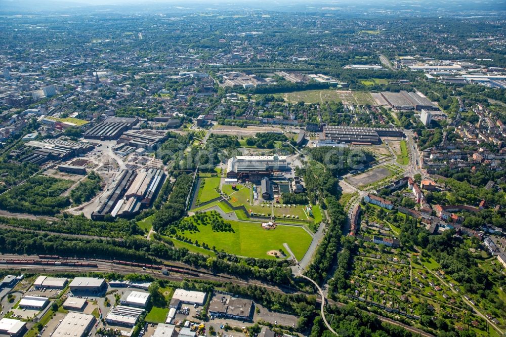 Luftbild Bochum - Veranstaltungshalle Jahrhunderthalle in Bochum im Bundesland Nordrhein-Westfalen