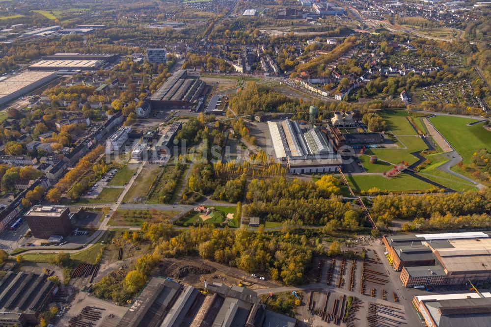 Luftbild Bochum - Veranstaltungshalle Jahrhunderthalle in Bochum im Bundesland Nordrhein-Westfalen