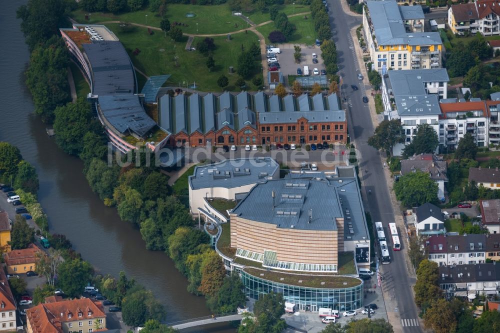 Bamberg aus der Vogelperspektive: Veranstaltungshalle Konzerthalle in Bamberg im Bundesland Bayern, Deutschland