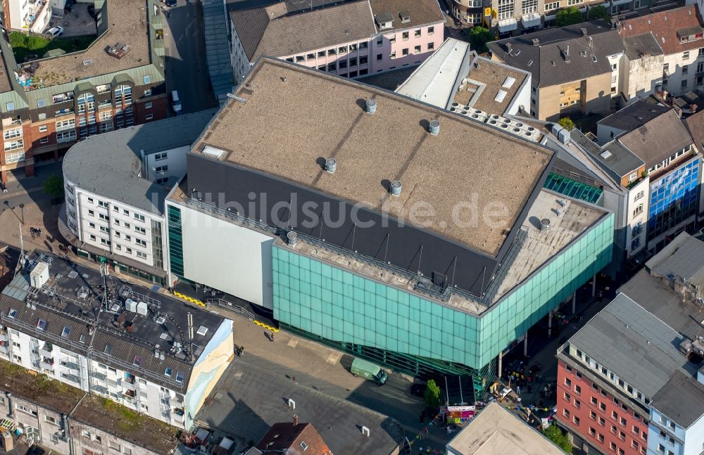 Dortmund von oben - Veranstaltungshalle Konzerthaus Dortmund an der Brückstraße in Dortmund im Bundesland Nordrhein-Westfalen, Deutschland