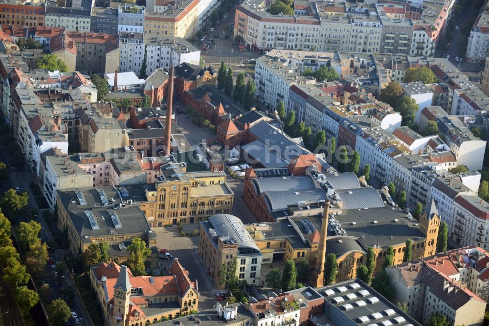 Berlin aus der Vogelperspektive: Veranstaltungshalle KulturBrauerei an der Schönhauser Allee im Stadtteil Prenzlauer Berg in Berlin