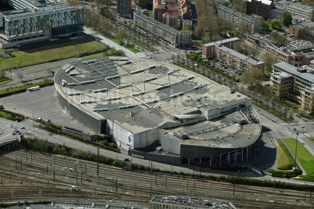 Lille aus der Vogelperspektive: Veranstaltungshalle Lille Grand Palais am Boulevard des Cites Unies in Lille in Nord-Pas-de-Calais Picardie, Frankreich