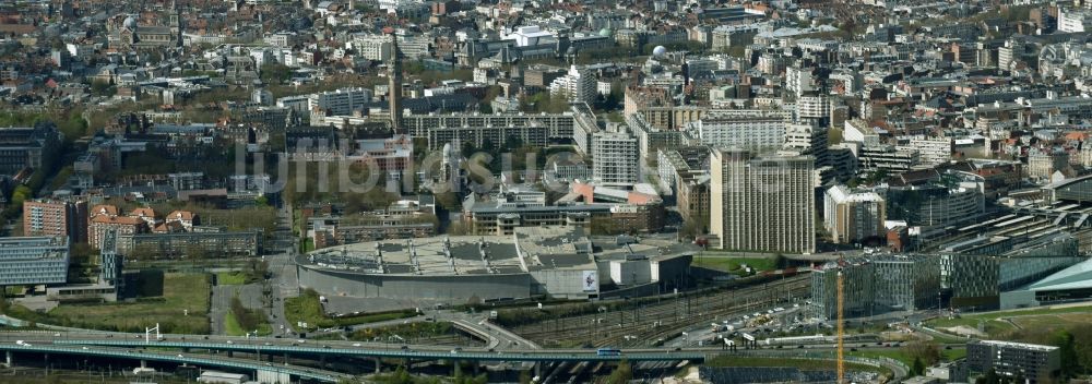 Luftbild Lille - Veranstaltungshalle Lille Grand Palais am Boulevard des Cites Unies in Lille in Nord-Pas-de-Calais Picardie, Frankreich