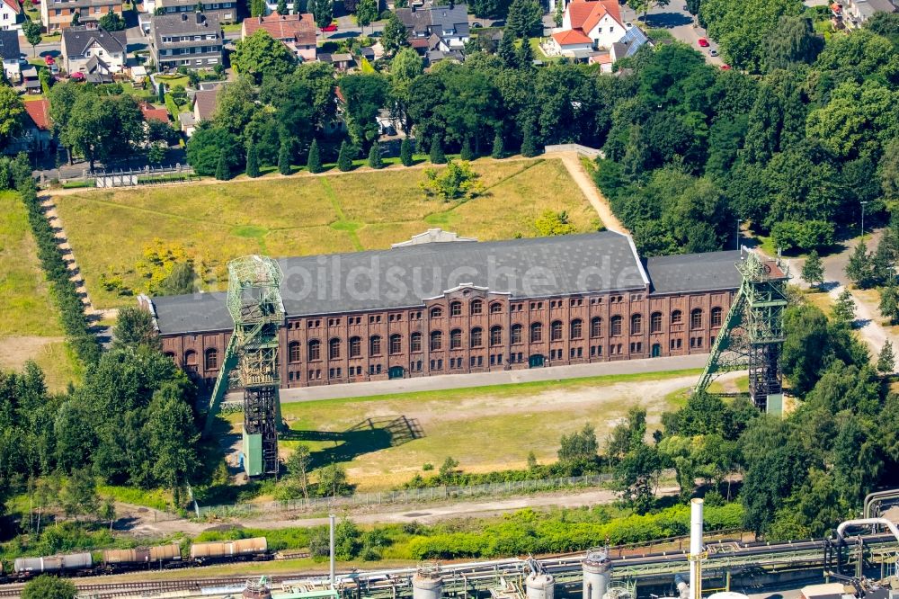 Gladbeck aus der Vogelperspektive: Veranstaltungshalle Maschinenhalle in Gladbeck im Bundesland Nordrhein-Westfalen