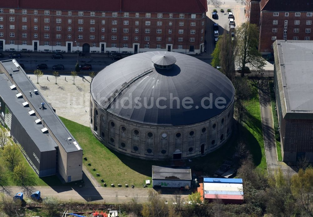 Luftbild Kopenhagen - Veranstaltungshalle Ostre Gasvaerk Teater in Kopenhagen in Dänemark