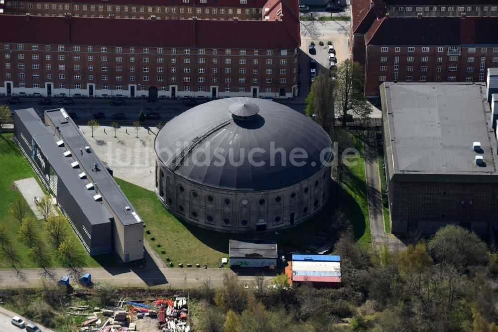 Luftaufnahme Kopenhagen - Veranstaltungshalle Ostre Gasvaerk Teater in Kopenhagen in Dänemark