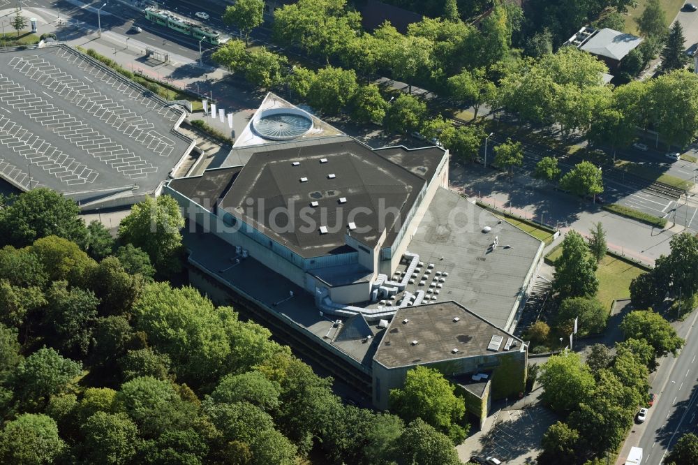 Luftbild Braunschweig - Veranstaltungshalle Stadthalle Braunschweig in Braunschweig im Bundesland Niedersachsen