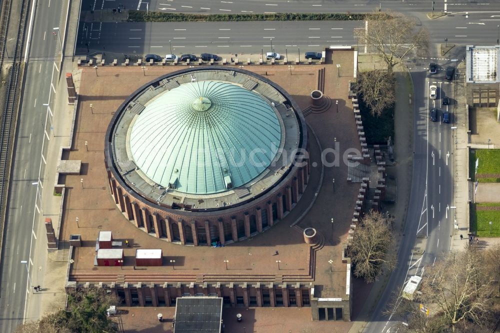 Düsseldorf von oben - Veranstaltungshalle Tonhalle in Düsseldorf im Bundesland Nordrhein-Westfalen, Deutschland