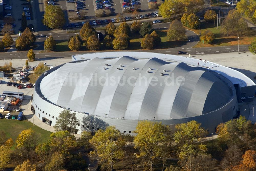 Braunschweig aus der Vogelperspektive: Veranstaltungshalle Volkswagen Halle in Braunschweig im Bundesland Niedersachsen, Deutschland