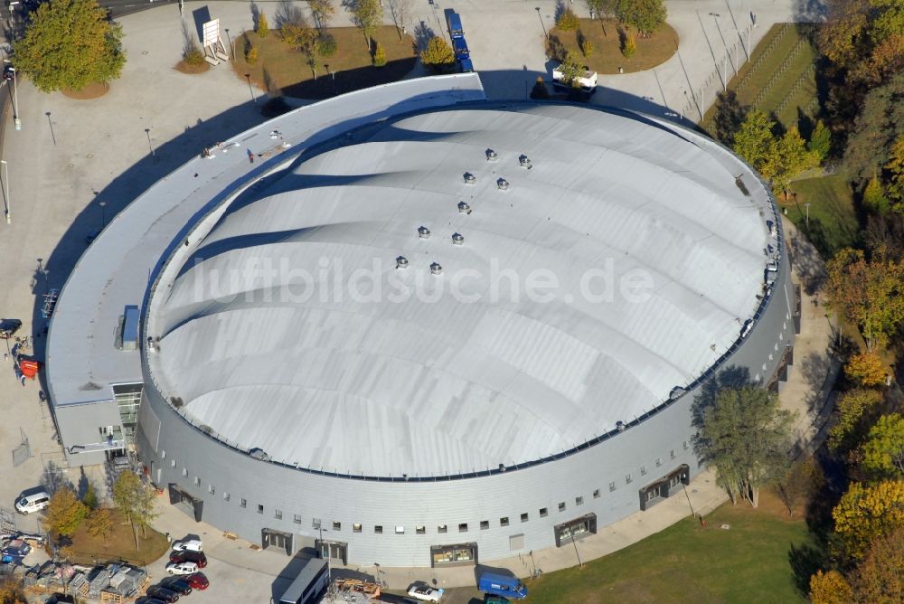 Braunschweig aus der Vogelperspektive: Veranstaltungshalle Volkswagen Halle in Braunschweig im Bundesland Niedersachsen, Deutschland