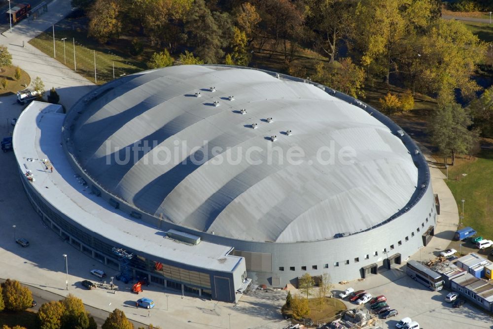 Braunschweig aus der Vogelperspektive: Veranstaltungshalle Volkswagen Halle in Braunschweig im Bundesland Niedersachsen, Deutschland