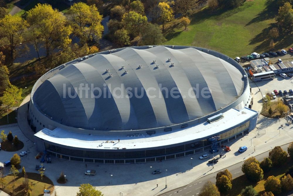 Luftbild Braunschweig - Veranstaltungshalle Volkswagen Halle in Braunschweig im Bundesland Niedersachsen, Deutschland