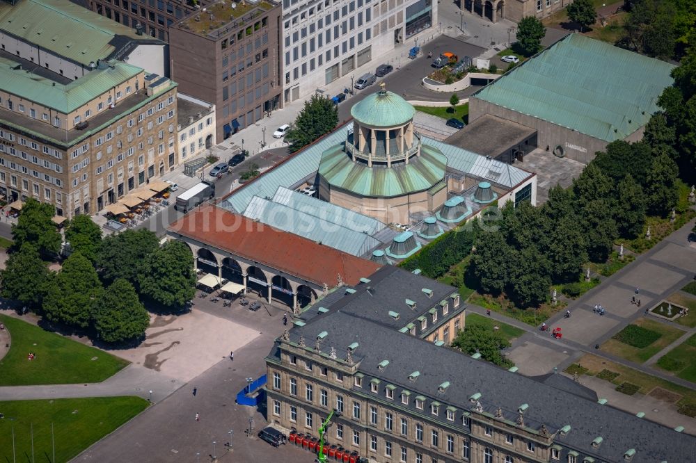 Luftaufnahme Stuttgart - Veranstaltungshalle Württembergischer Kunstverein in Stuttgart im Bundesland Baden-Württemberg, Deutschland