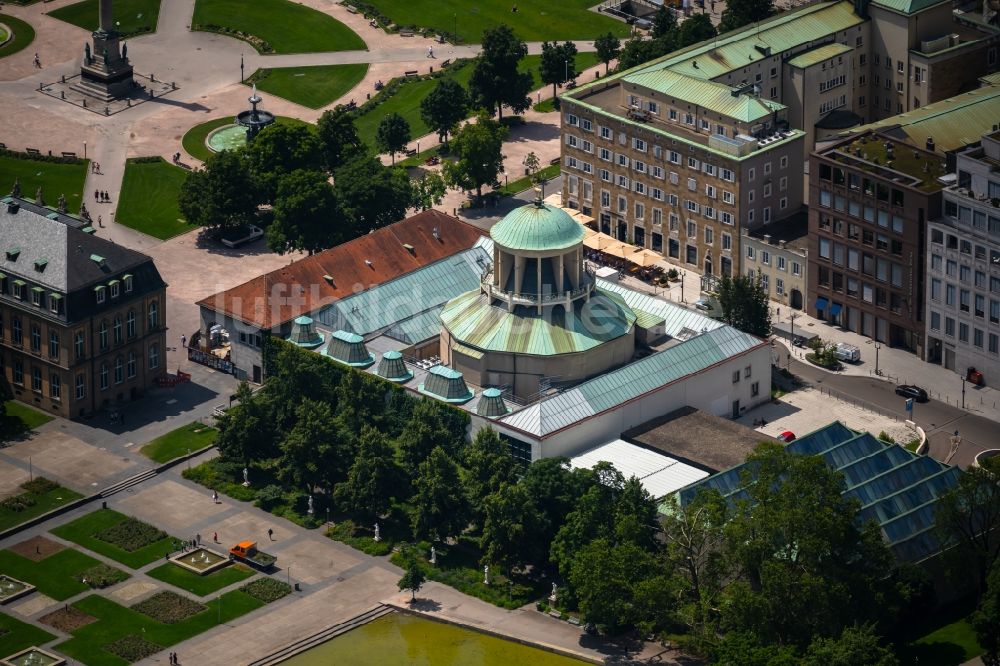 Luftbild Stuttgart - Veranstaltungshalle Württembergischer Kunstverein in Stuttgart im Bundesland Baden-Württemberg, Deutschland