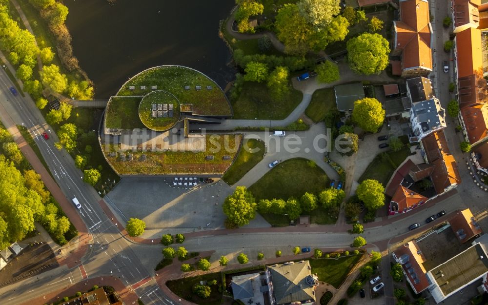 Waren (Müritz) aus der Vogelperspektive: Veranstaltungszentrum Müritzeumin Waren (Müritz) im Bundesland Mecklenburg-Vorpommern