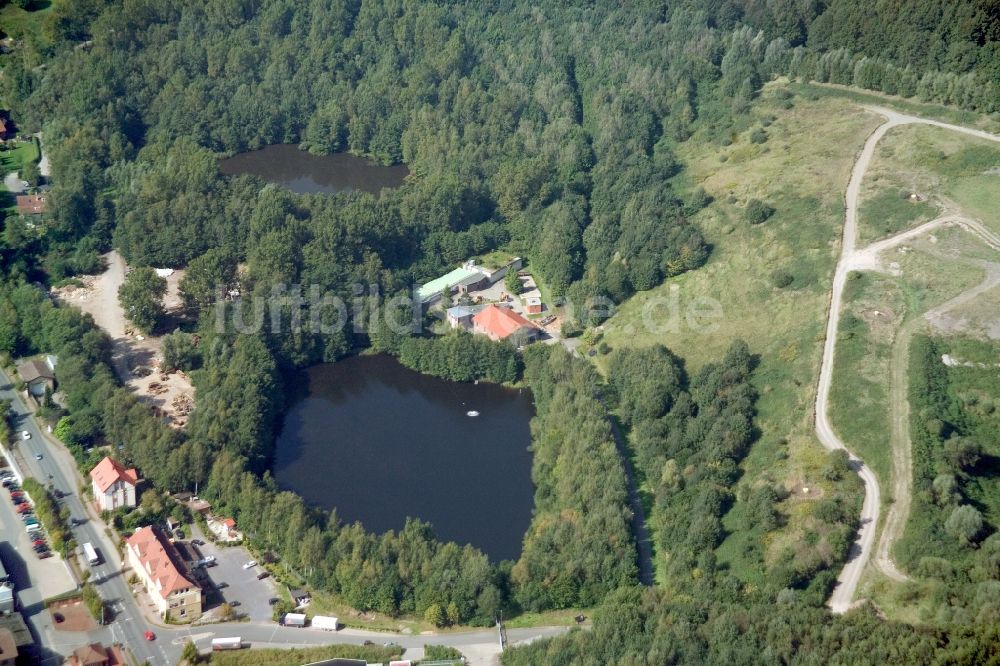 Luftaufnahme Dörentrup - Verbunddeponie Dörentrup der Abfallbeseitigungs-GmbH Lippe in Nordrhein-Westfalen