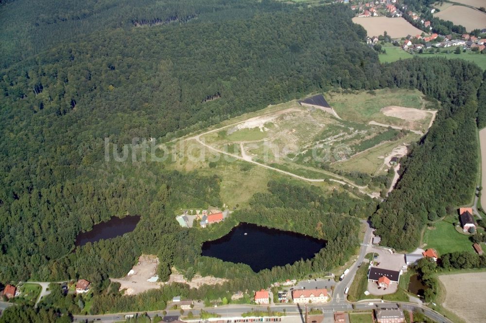 Luftaufnahme Dörentrup - Verbunddeponie Dörentrup der Abfallbeseitigungs-GmbH Lippe in Nordrhein-Westfalen