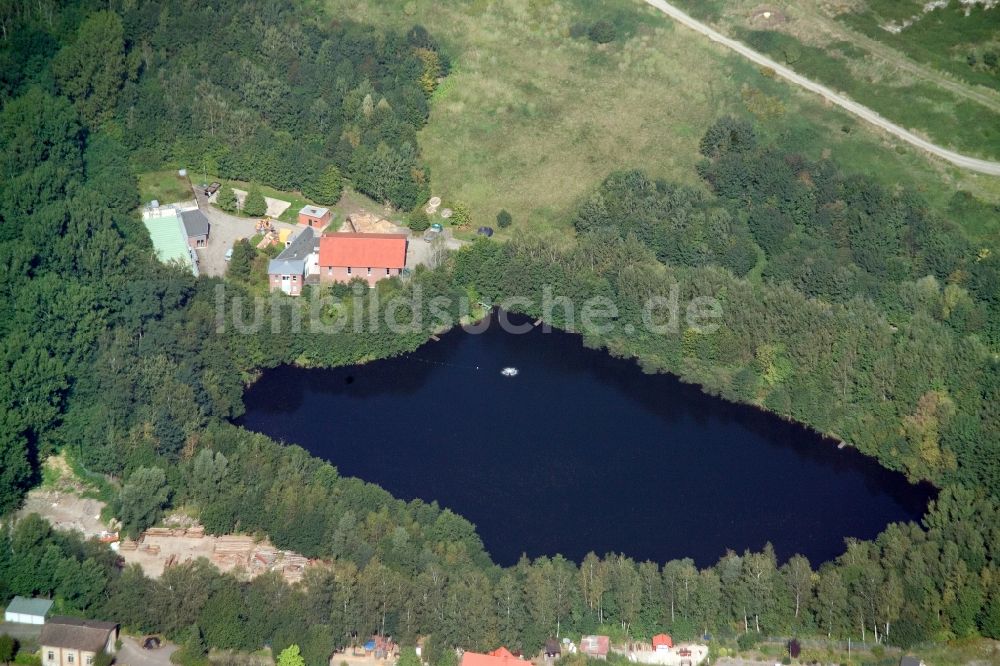 Luftbild Dörentrup - Verbunddeponie Dörentrup der Abfallbeseitigungs-GmbH Lippe in Nordrhein-Westfalen