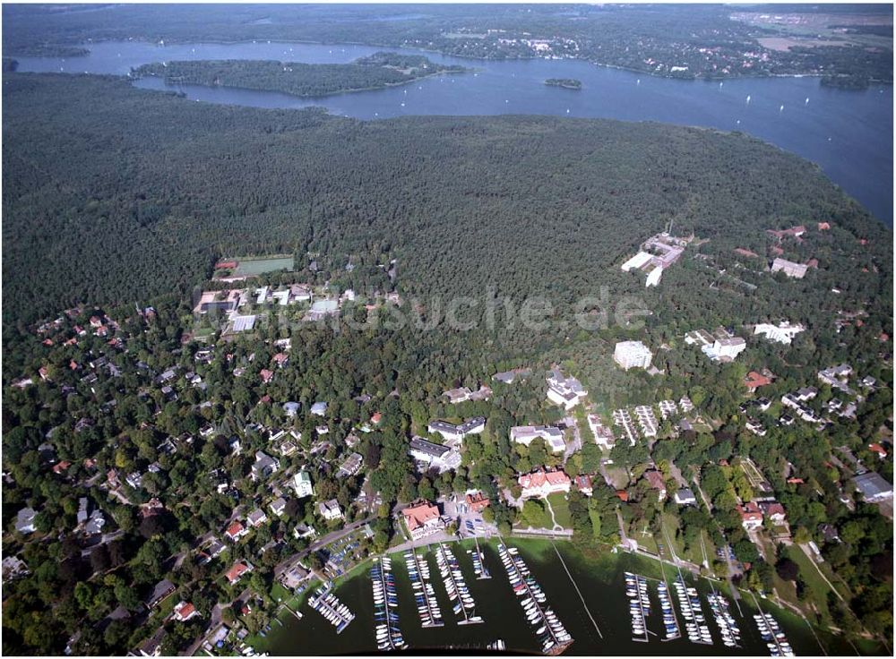 Berlin von oben - ver.di Bildungs- und Begegnungszentrum Clara Sahlberg in Berlin Wannsee