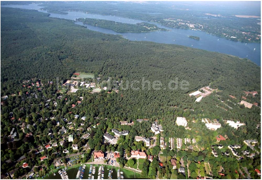 Luftbild Berlin - ver.di Bildungs- und Begegnungszentrum Clara Sahlberg in Berlin Wannsee