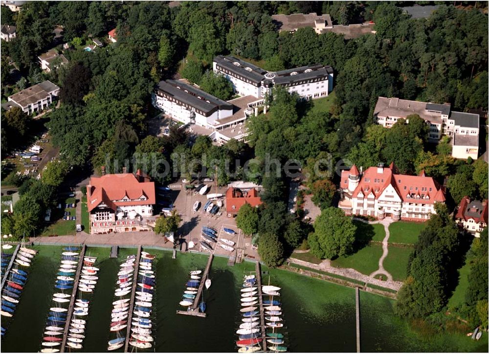 Luftaufnahme Berlin - ver.di Bildungs- und Begegnungszentrum Clara Sahlberg in Berlin Wannsee