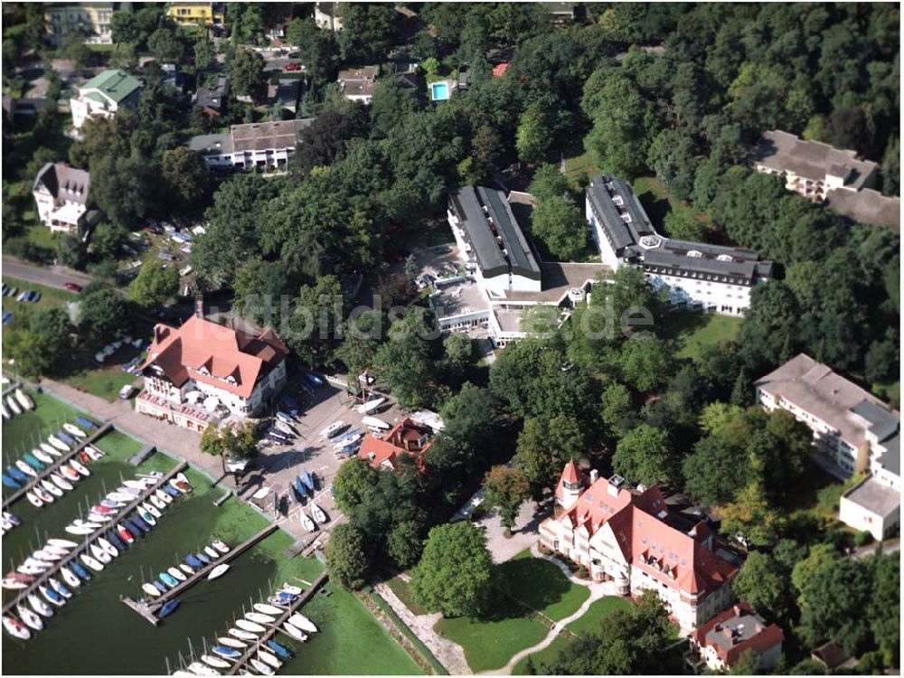 Berlin von oben - ver.di Bildungs- und Begegnungszentrum Clara Sahlberg in Berlin Wannsee