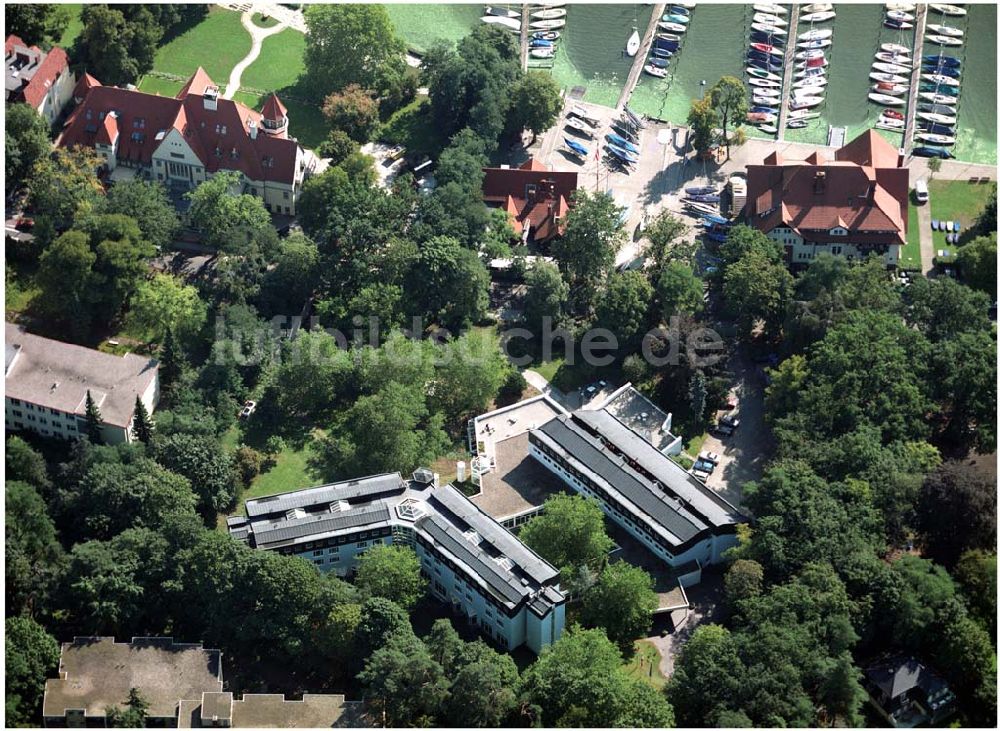 Berlin aus der Vogelperspektive: ver.di Bildungs- und Begegnungszentrum Clara Sahlberg in Berlin Wannsee