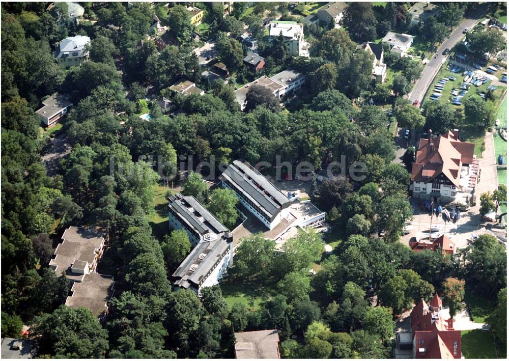 Berlin von oben - ver.di Bildungs- und Begegnungszentrum Clara Sahlberg in Berlin Wannsee