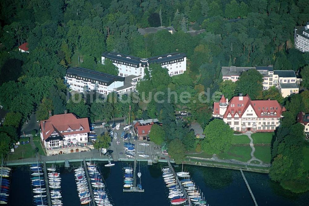 Berlin von oben - ver.di Bildungs- und Begegnungszentrum Clara Sahlberg in Berlin Wannsee