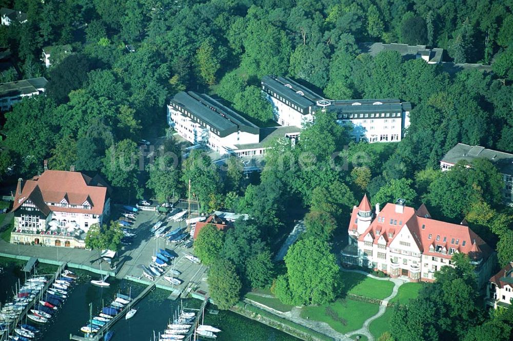 Luftbild Berlin Wannsee - ver.di Bildungs- und Begegnungszentrum Clara Sahlberg in Berlin Wannsee