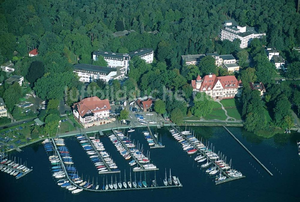 Luftbild Berlin Zehlendorf - ver.di Bildungs- und Begegnungszentrum Clara Sahlberg in Berlin Wannsee