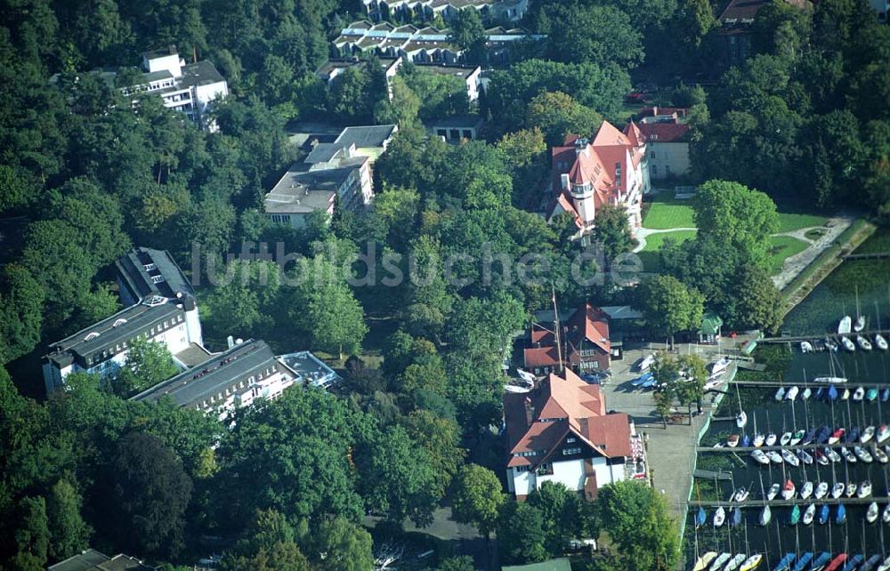 Luftaufnahme Berlin Zehlendorf - ver.di Bildungs- und Begegnungszentrum Clara Sahlberg in Berlin Wannsee