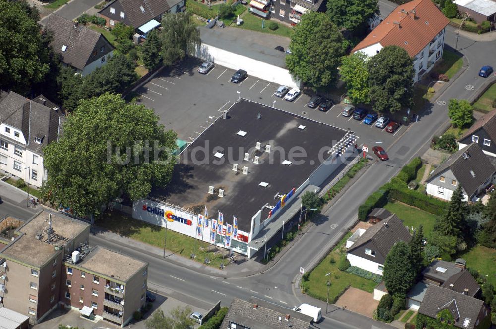 Luftaufnahme Kamen - Verkaufsfläche / Siemes Schuh Center in Kamen