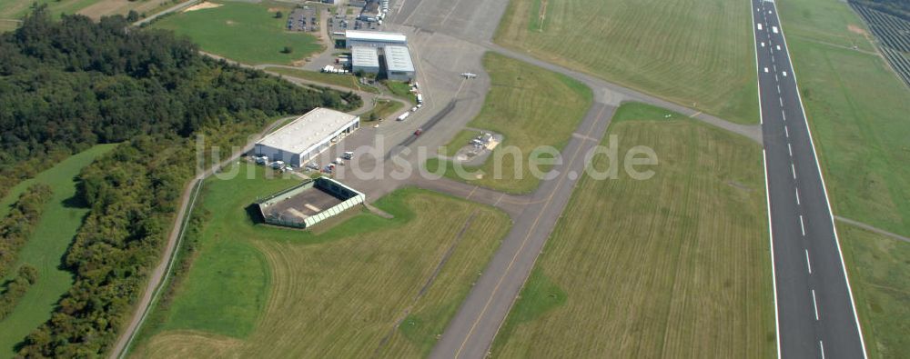 Saarbrücken von oben - Verkehrsflughafen Saarbrücken