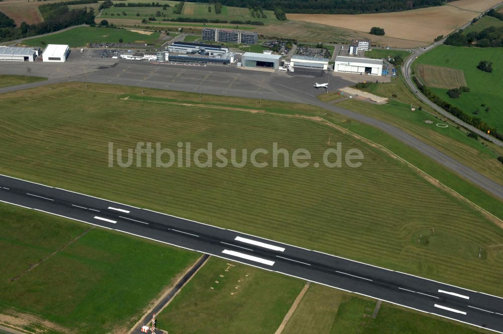 Saarbrücken von oben - Verkehrsflughafen Saarbrücken